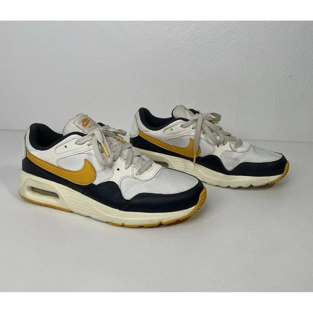 Nike Air Max Sail University Sneakers Men's Size 9.5 FQ0205-133 Gold & Blue